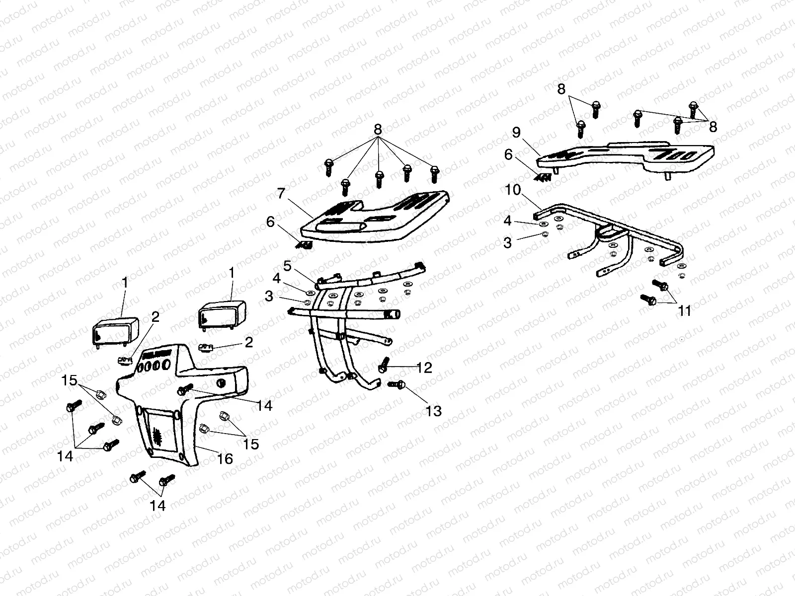 BUMPER/RACKS - A03FA09CA/CC/CD (4978857885B02) | BUMPER/RACKS - A03FA09CA/CC/CD (4978857885B02)