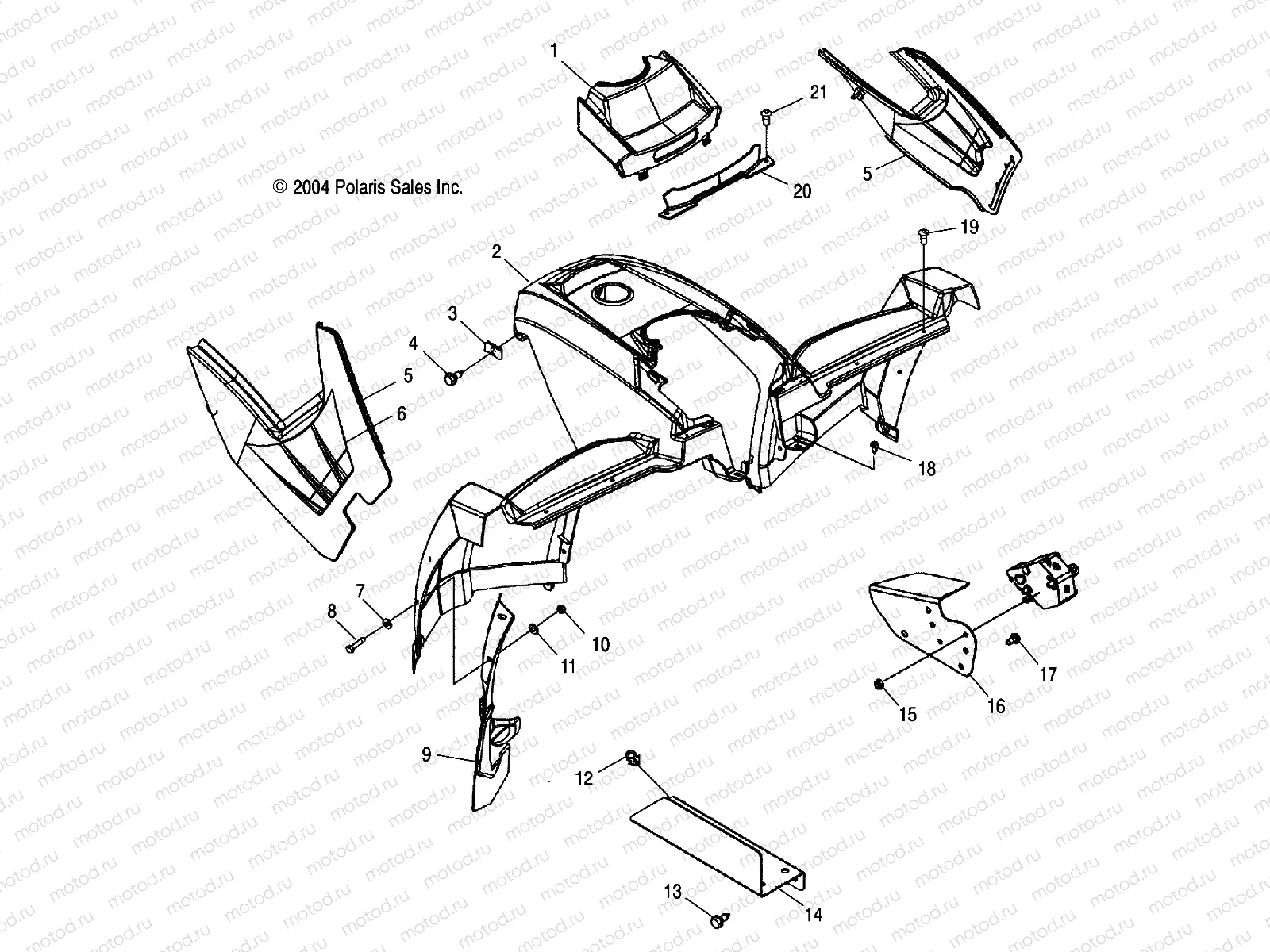 CAB | CAB, FRONT - A05MH68AP (4999609960A05)