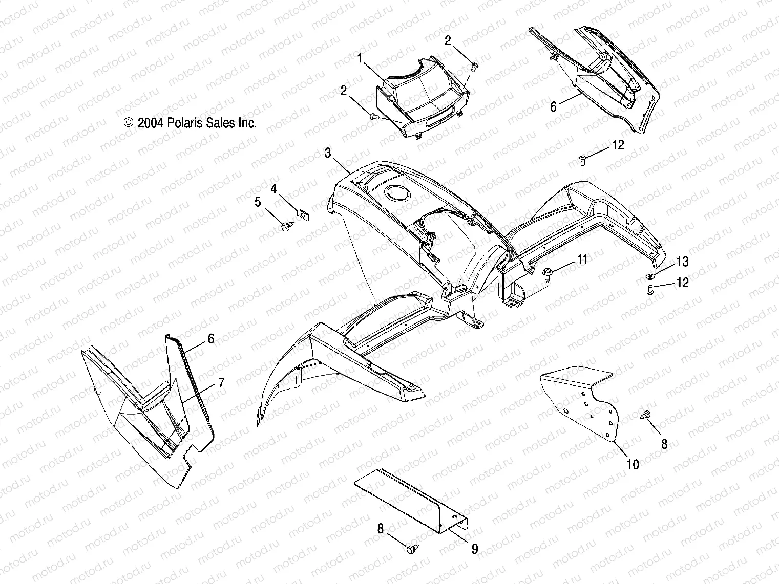 CAB | CAB, FRONT - A05MH76AC/AT/AU/AW (4977217721A05)