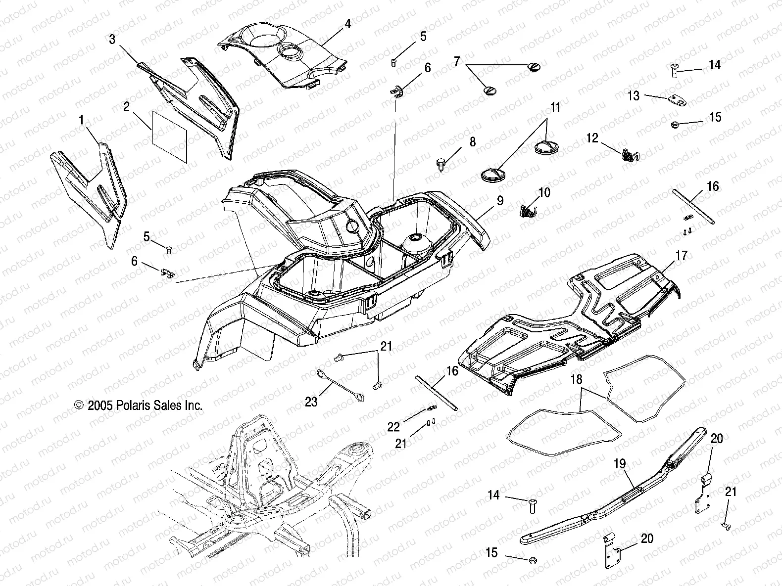 CAB | CAB, FRONT - A06LB27AA/LD27AA/AB/AC/AD (4999202079920207A05)