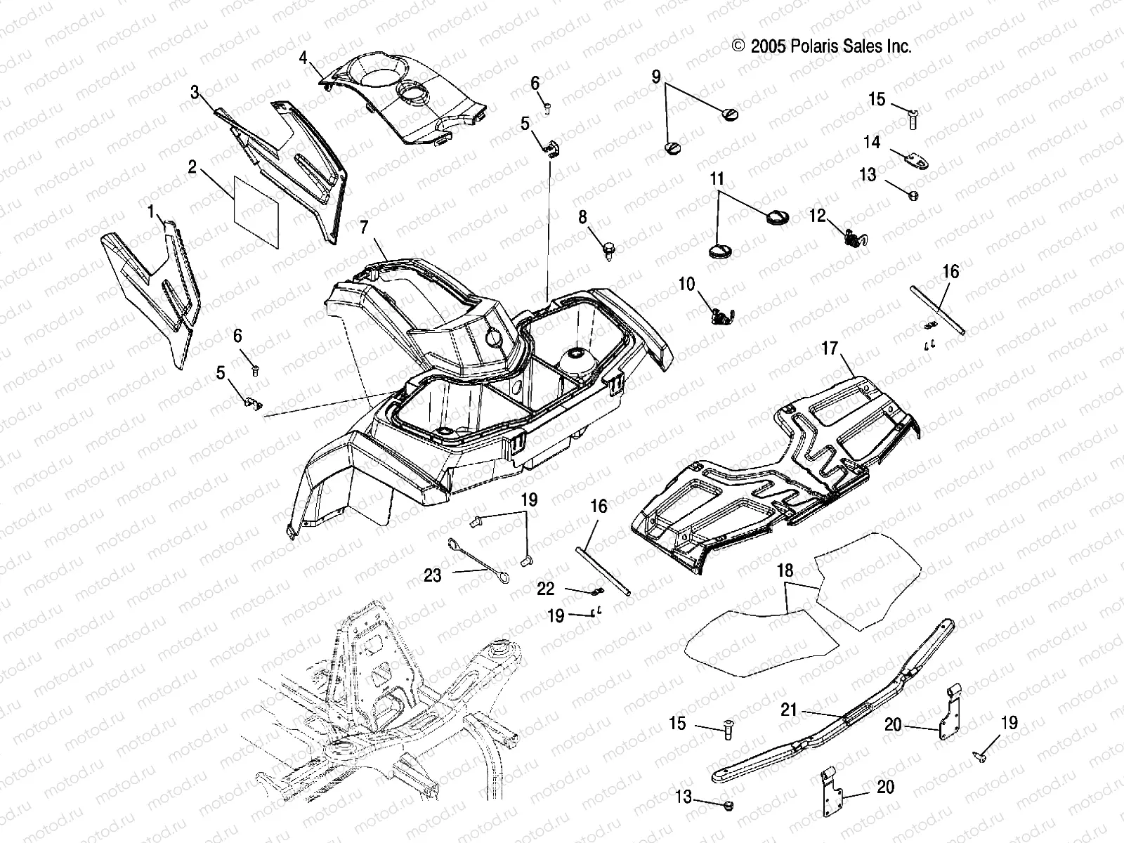 CAB | CAB, FRONT - A06LB27FA/LD27FB (4999206689920668A05)