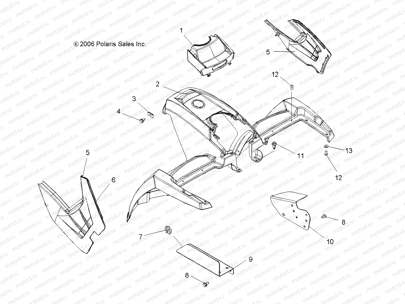 CAB | CAB, FRONT - A07MH50FC (49ATVCAB075EFIIN)