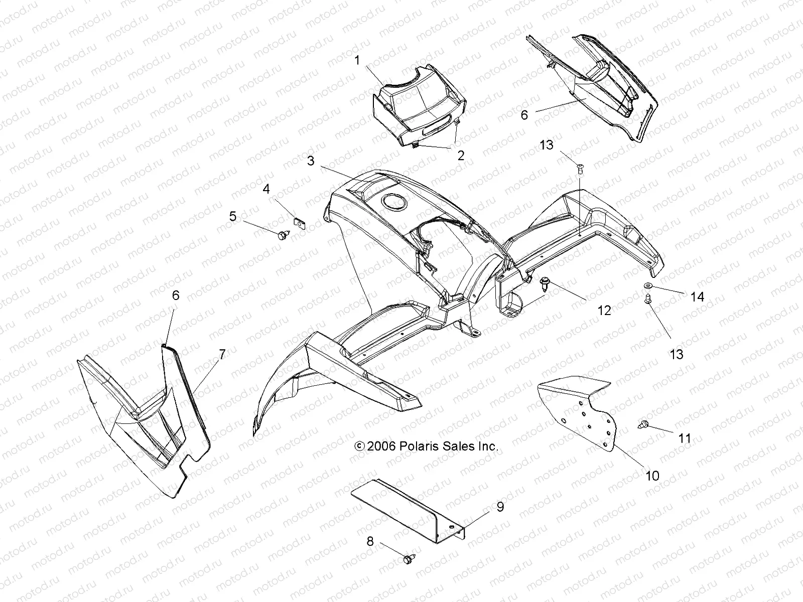 CAB | CAB, FRONT - A07MH68AX/AY/AZ (49ATVCAB07700)