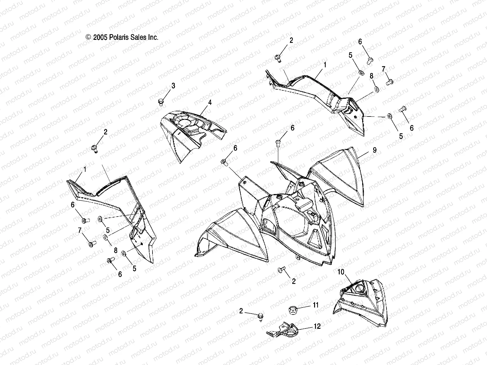 CAB | CAB, FRONT and SIDE PANELS - A06GP50AA (4999201899920189A06)