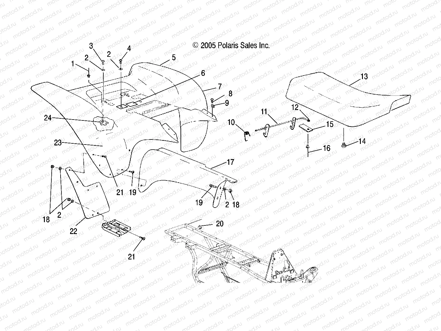 CAB | CAB, REAR - A06BG50AA/FA (4999201549920154A04)