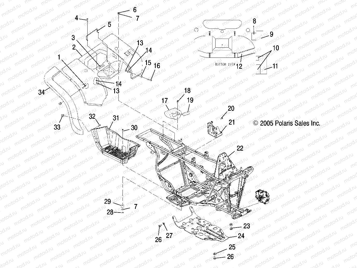 CAB | CAB, REAR - A06CD32AA/AB/AC (4999201699920169A03)