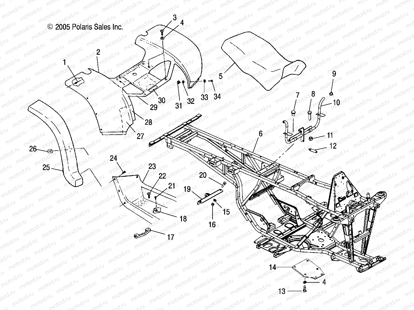 CAB | CAB, REAR and SEAT - A05CL50AA (4999201649920164A04)