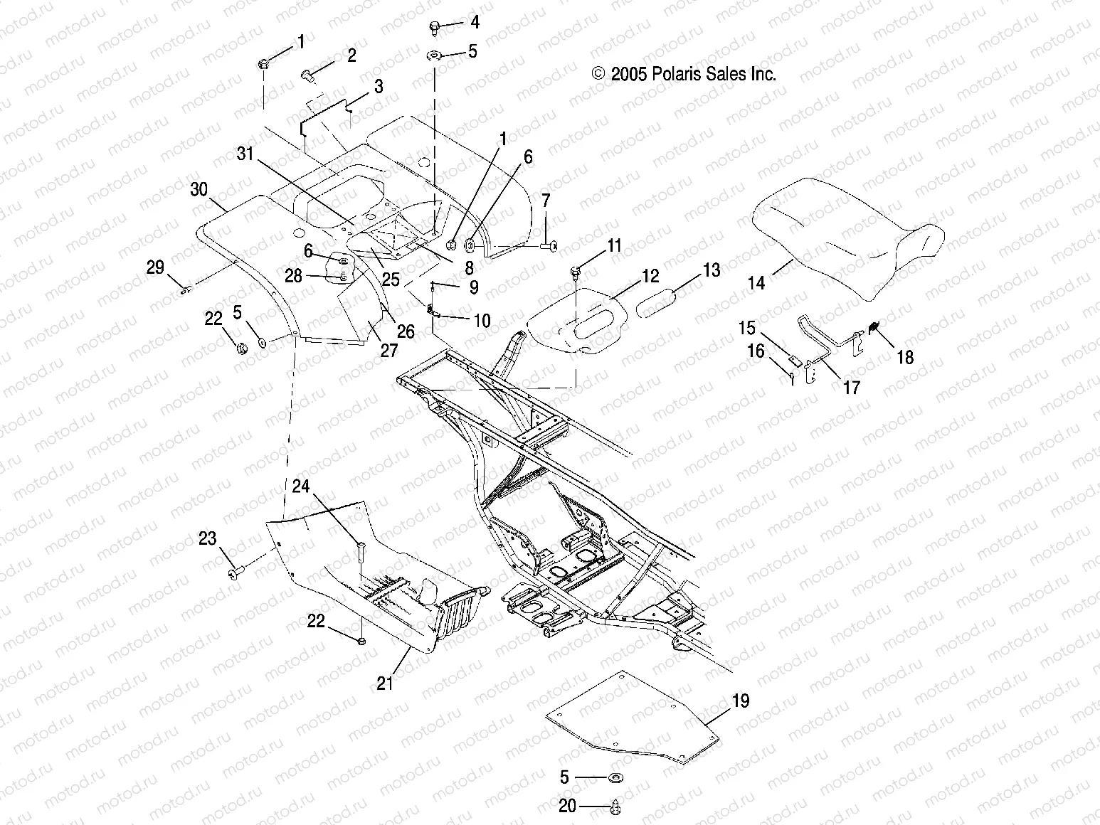 CAB | CAB, REAR and SEAT - A06CA32AA/AB (4999202939920293A04)
