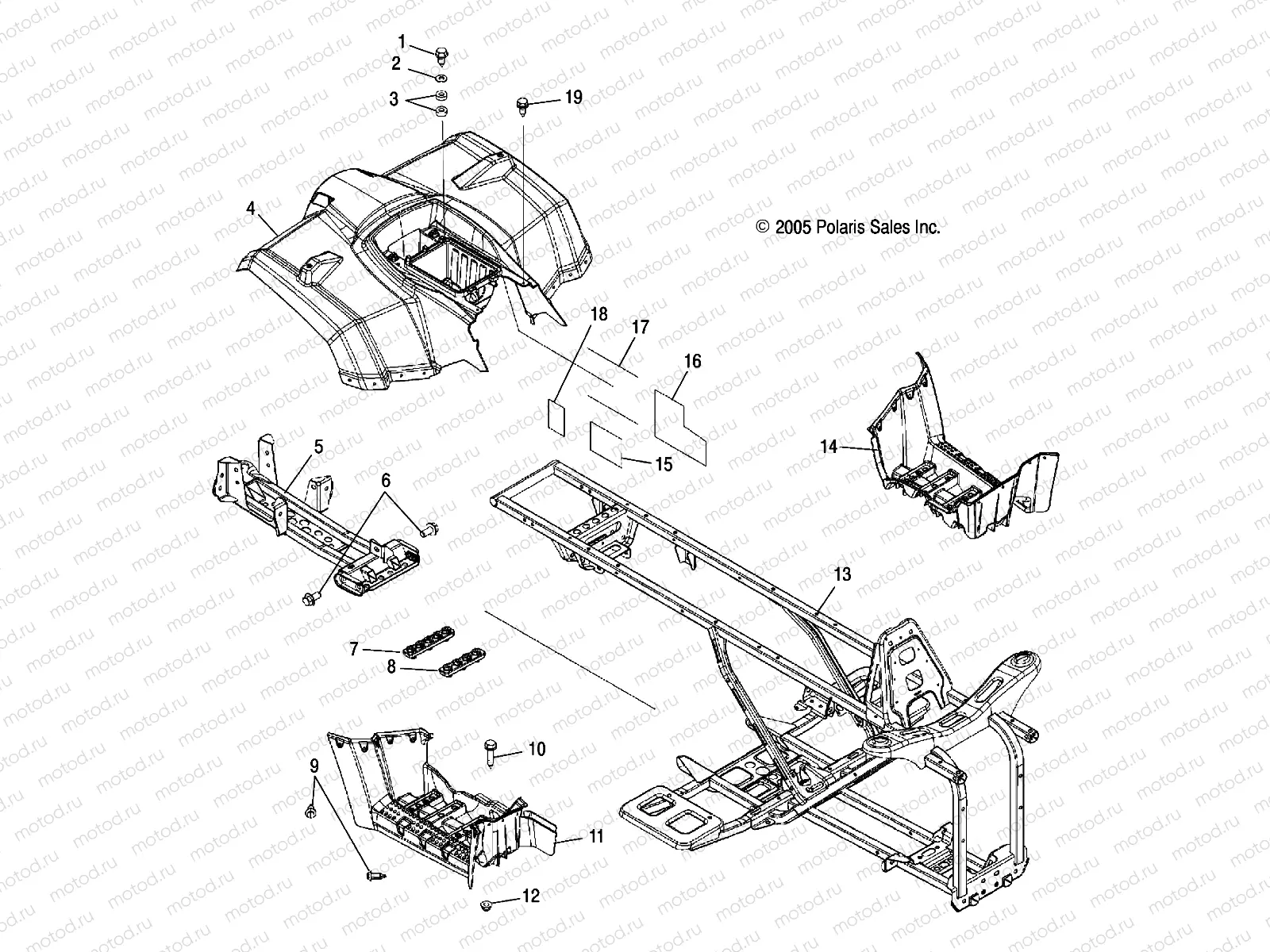 CAB | CAB, REAR, FRAME, and FOOTWELLS - A06LB27AA/LD27AA/AB/AC/AD (4999202079920207A03)