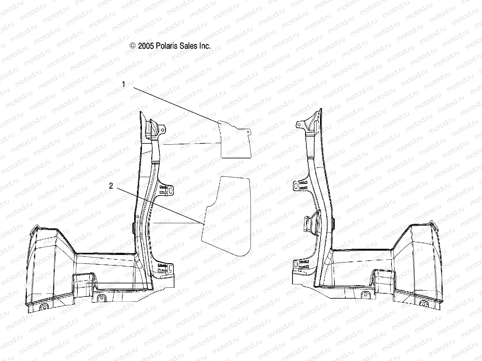 CAB FOIL | CAB FOIL, REAR - A06MN50AU/AW (4999204069920406A04)