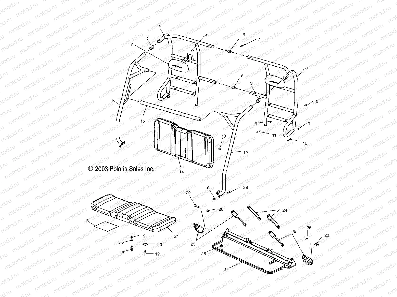 CAB FRAME - A04RB42AA/A04RD50AA/AB/AC/A04RF50AA (4987918791A03) | CAB FRAME - A04RB42AA/A04RD50AA/AB/AC/A04RF50AA (4987918791A03)