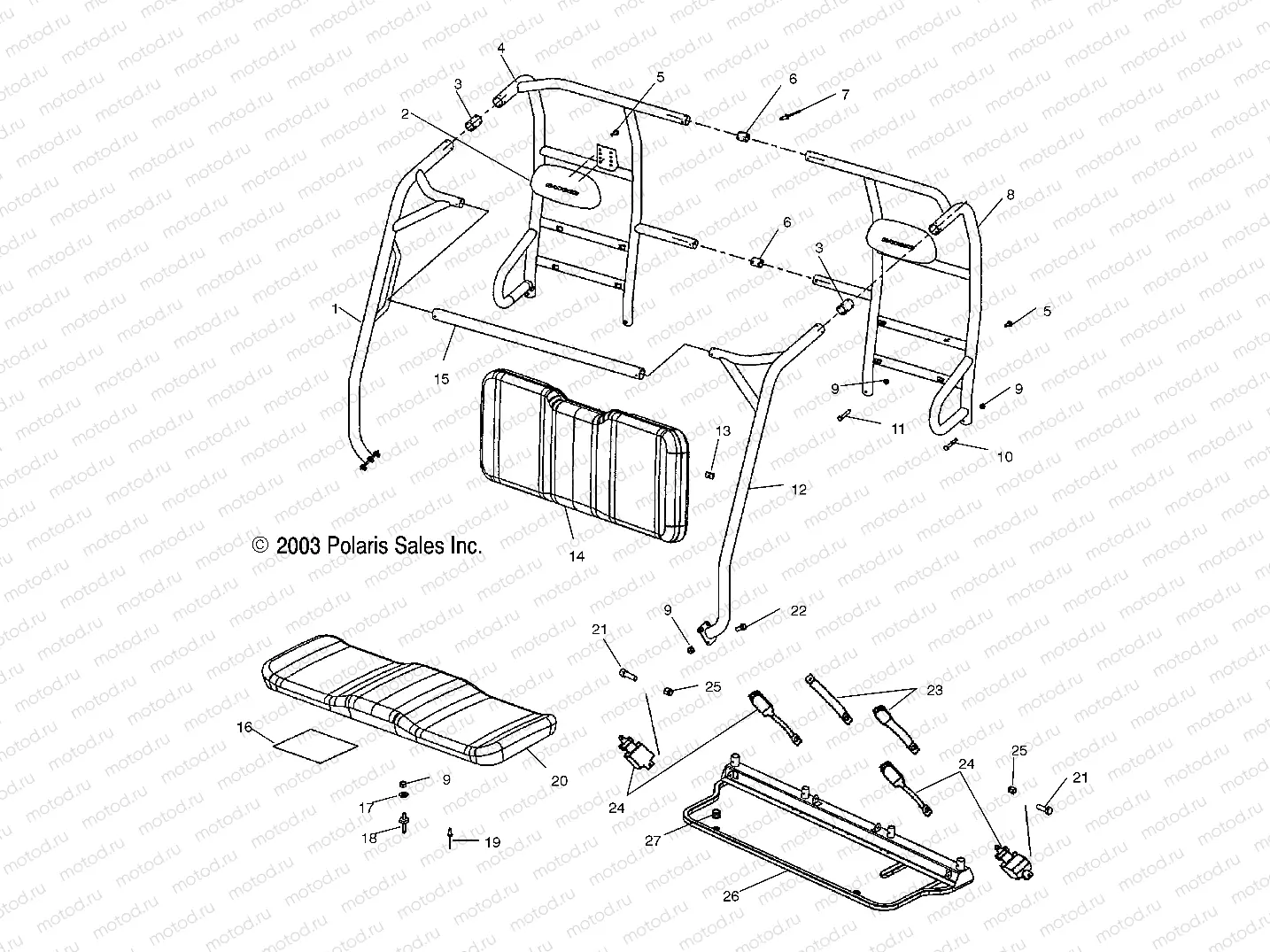 CAB FRAME - A11RB42AA/A11RD50AA/AB/A11RF50AA (4981798179A03) | CAB FRAME - A11RB42AA/A11RD50AA/AB/A11RF50AA (4981798179A03)