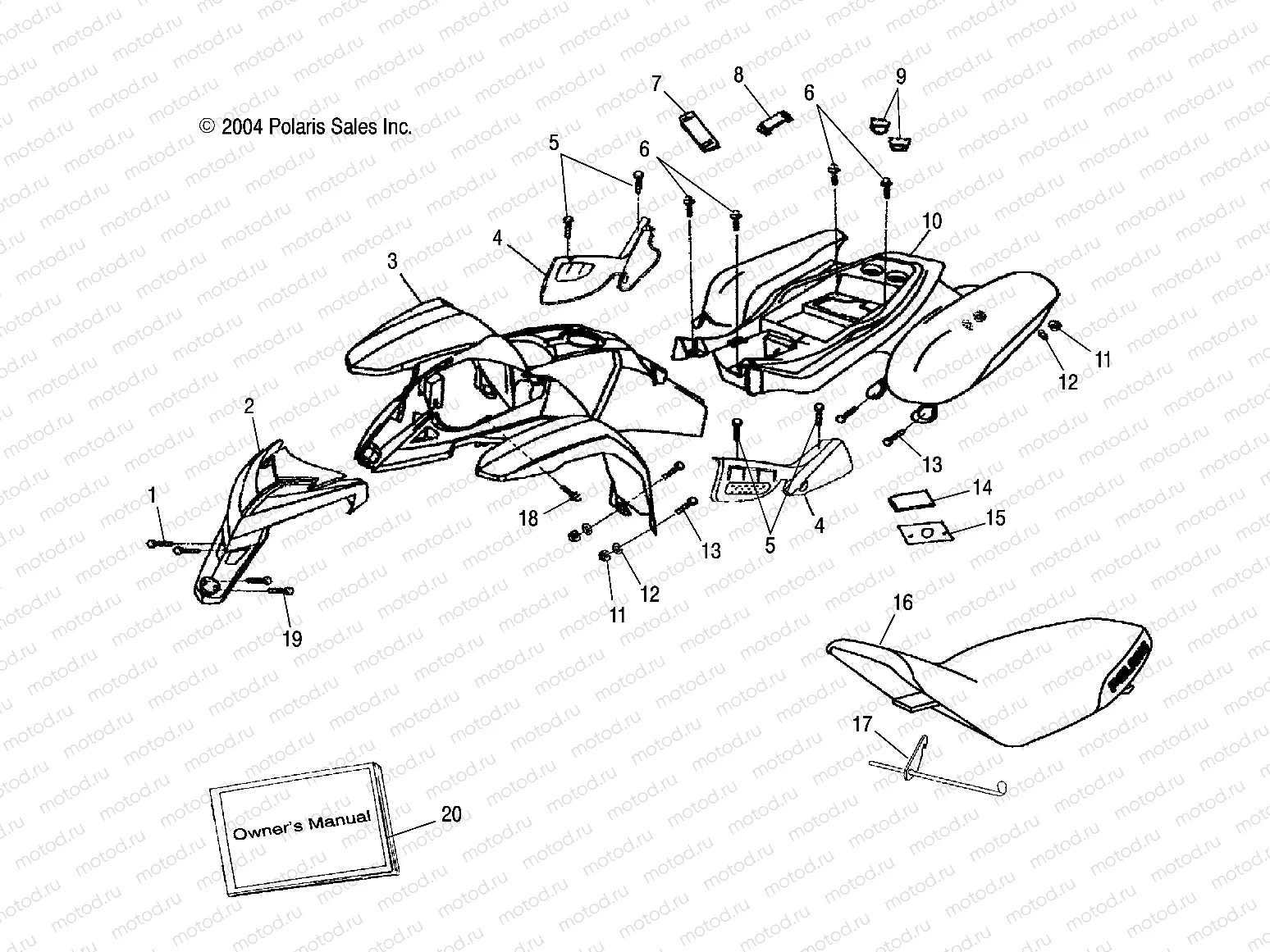 CAB/SEAT - A05KA09CA/CB (4995259525B05) | CAB/SEAT - A05KA09CA/CB (4995259525B05)