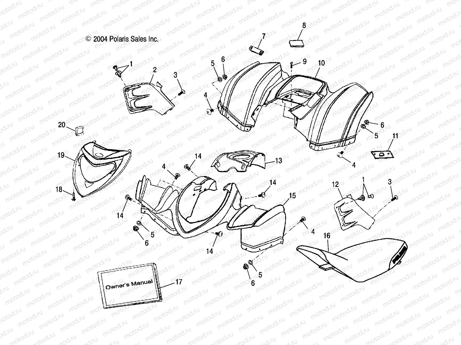 CAB/SEAT - A05PB20AA/AB/AC/AD (4999659965B07) | CAB/SEAT - A05PB20AA/AB/AC/AD (4999659965B07)