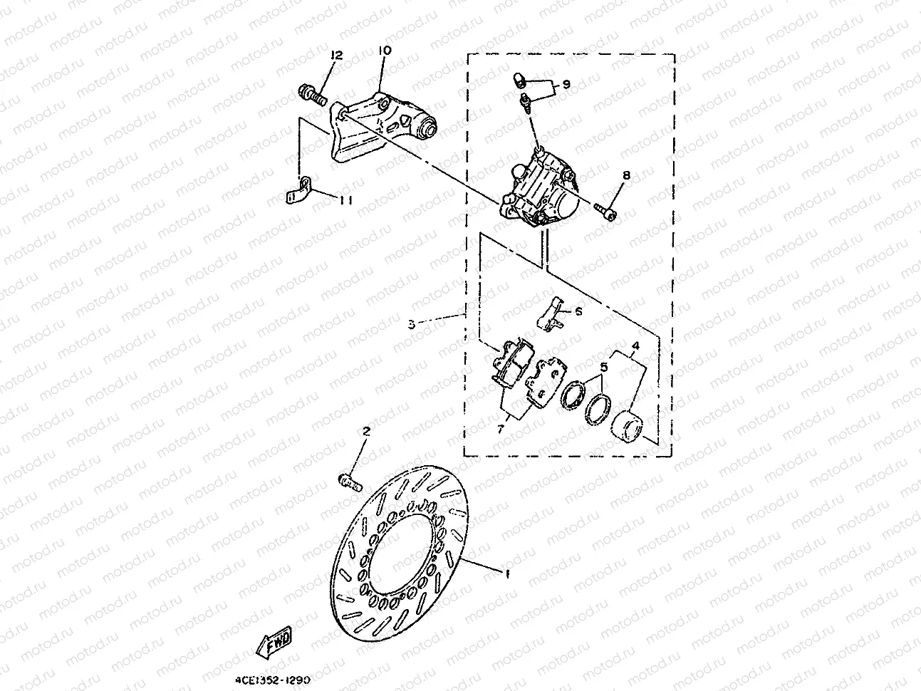 CALIBRE FRENO TRASERA