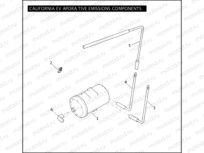 CALIFORNIA EVAPORATIVE EMISSIONS COMPONENTS