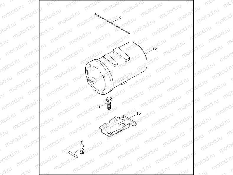 CALIFORNIA EVAPORATIVE EMISSIONS KIT