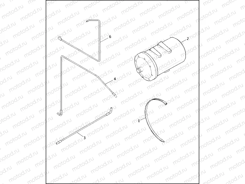 CALIFORNIA EVAPORATIVE EMISSIONS KIT