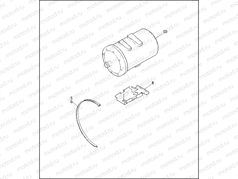 CALIFORNIA EVAPORATIVE EMISSIONS KIT