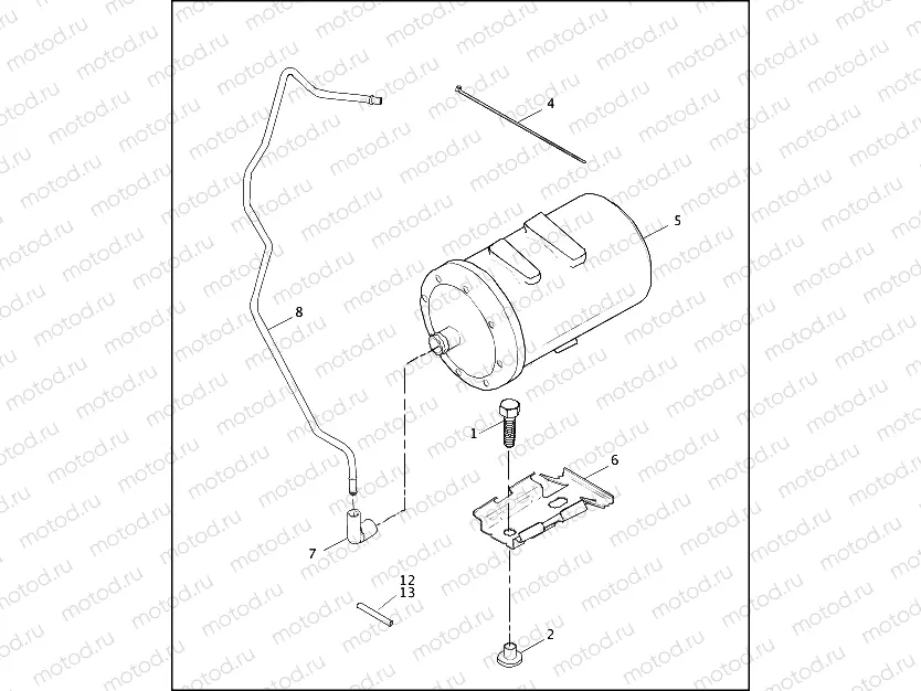 CALIFORNIA EVAPORATIVE EMISSIONS KIT
