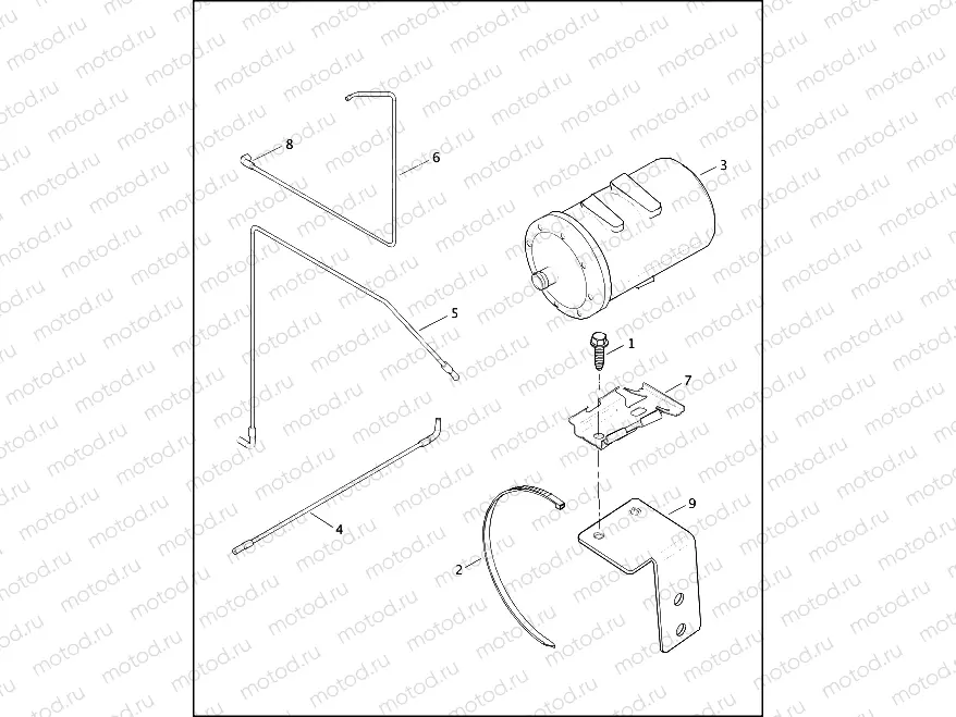 CALIFORNIA EVAPORATIVE EMISSIONS KIT