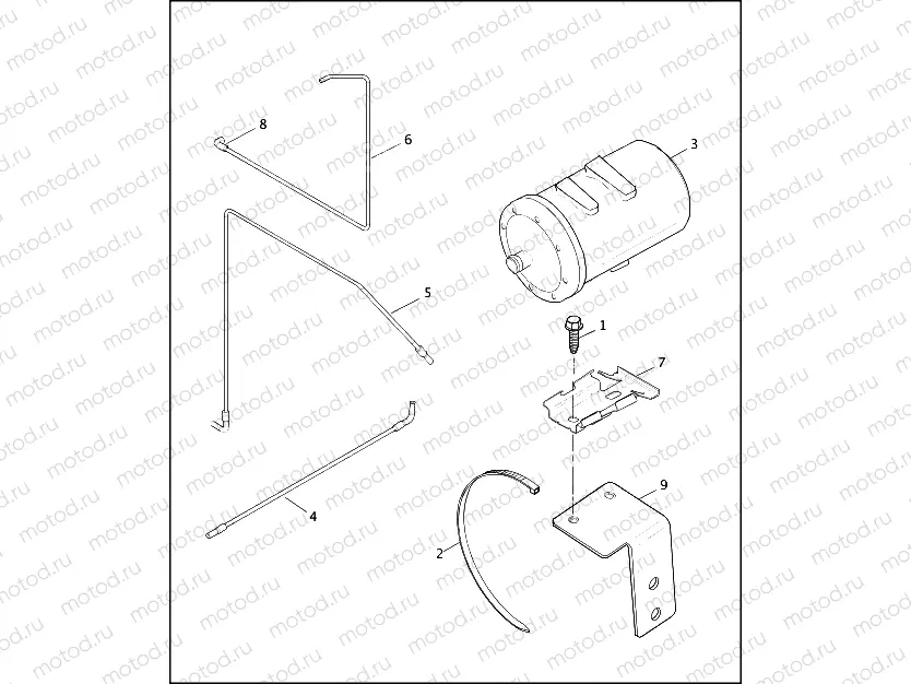 CALIFORNIA EVAPORATIVE EMISSIONS KIT