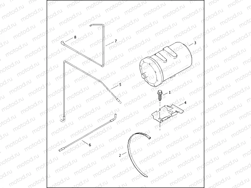CALIFORNIA EVAPORATIVE EMISSIONS KIT