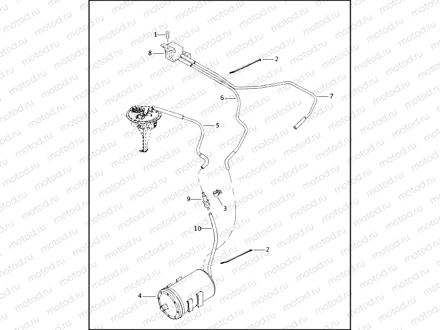 CALIFORNIA EVAPORATIVE EMISSIONS KIT
