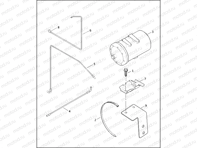 CALIFORNIA EVAPORATIVE EMISSIONS KIT