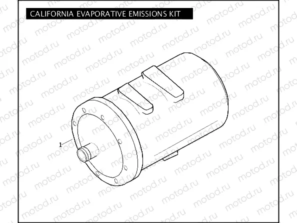 CALIFORNIA EVAPORATIVE EMISSIONS KIT