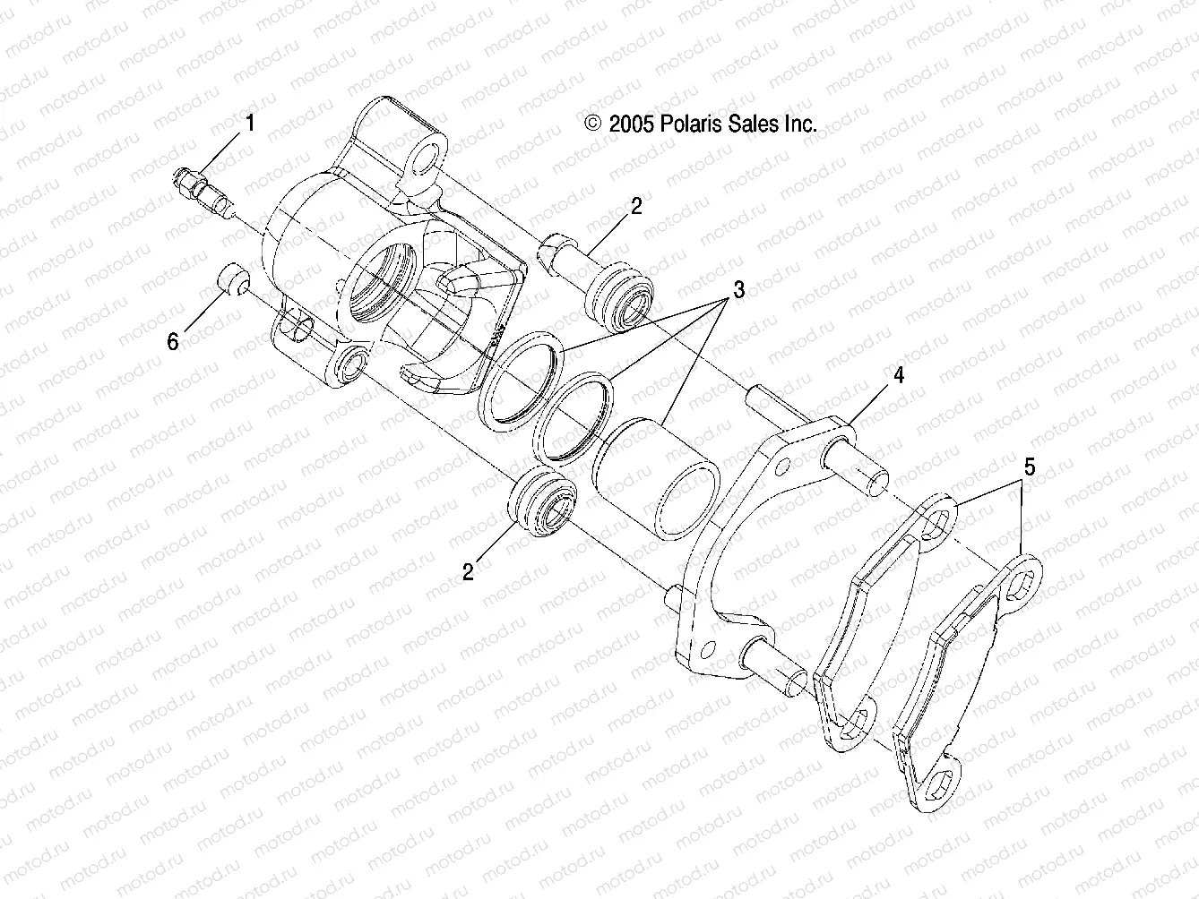 CALIPER | CALIPER, FRONT - A06GP50AA (4999201899920189B13)