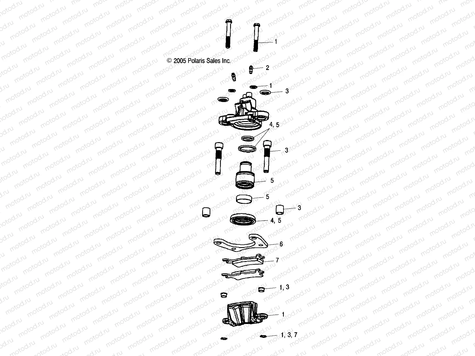CALIPER | CALIPER, REAR - A06MH50FC (4999205499920549B05)