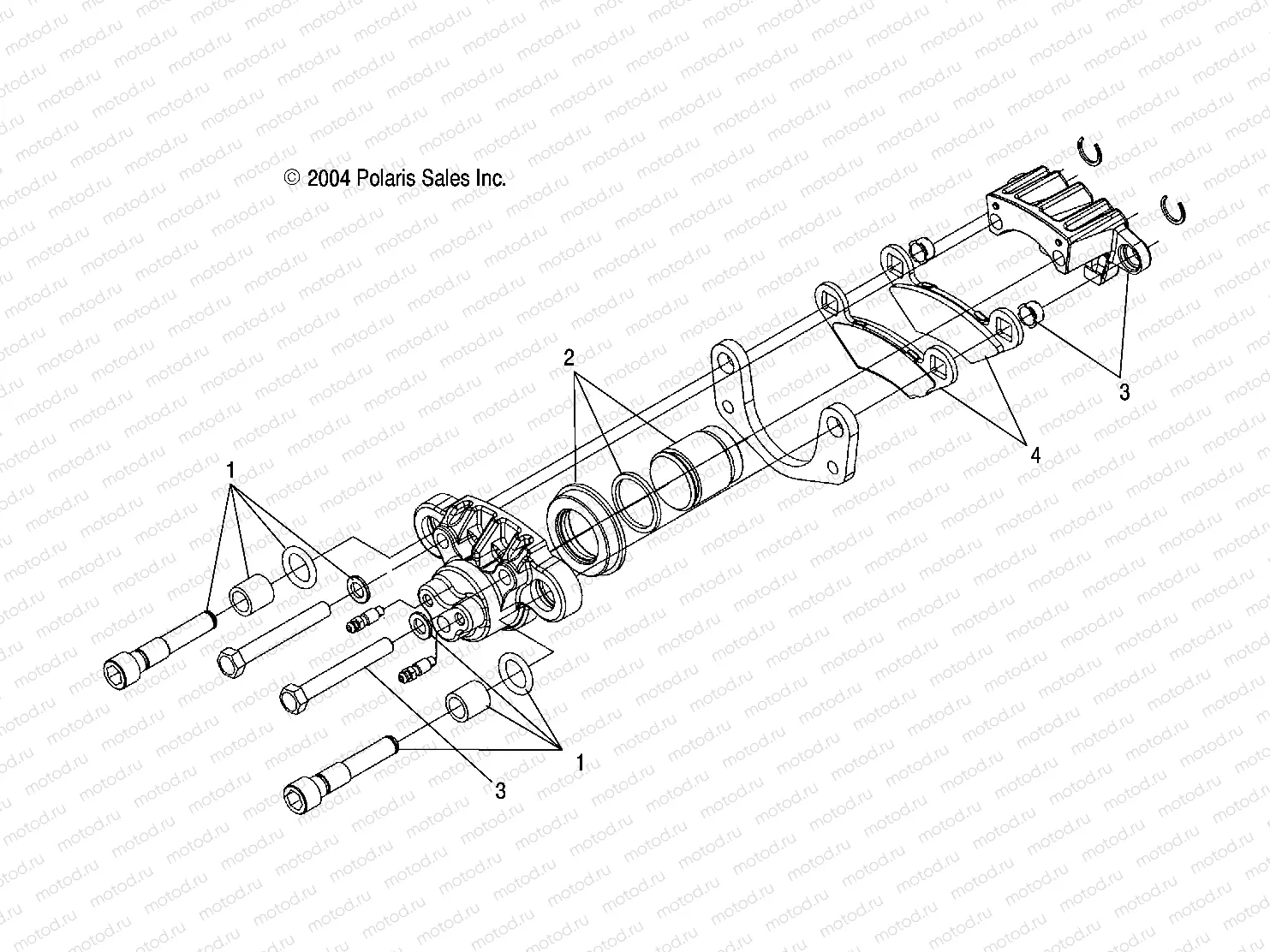 CALIPERS | CALIPERS, FRONT - A05PB20EA/EB/EC/ED (4999709970C02)