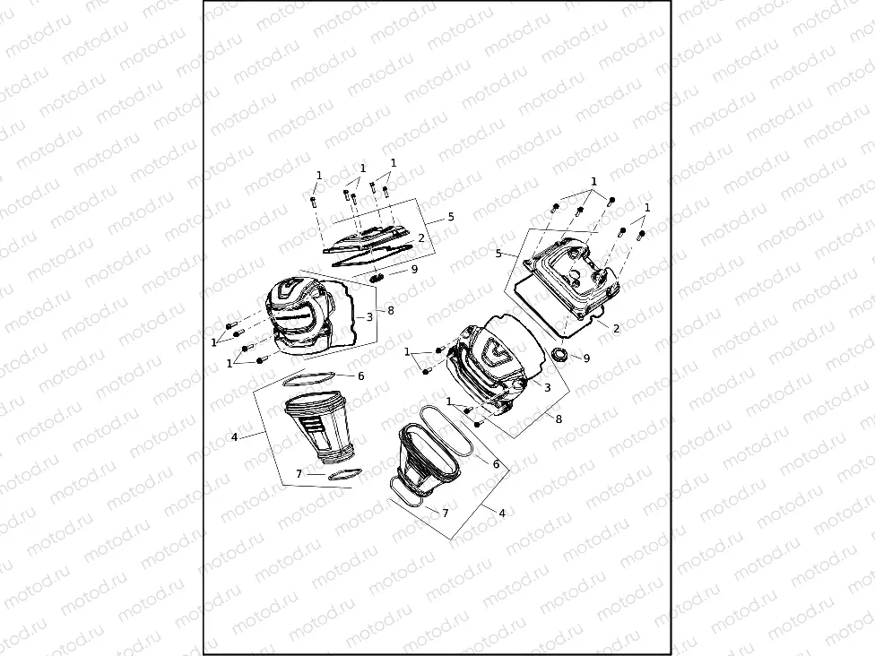 CAM AND SPROCKET COVERS