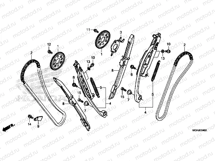 CAM CHAIN ​​/ TENSIONER