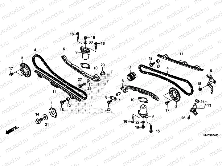 CAM CHAIN ​​/ TENSIONER