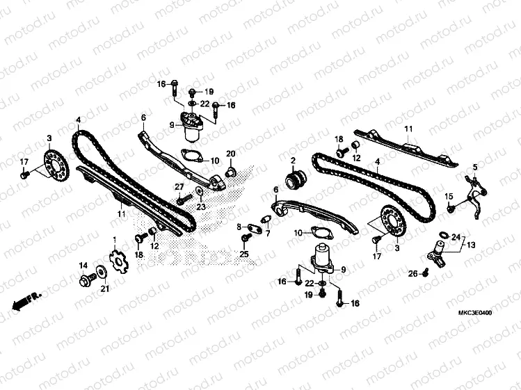 CAM CHAIN ​​/ TENSIONER