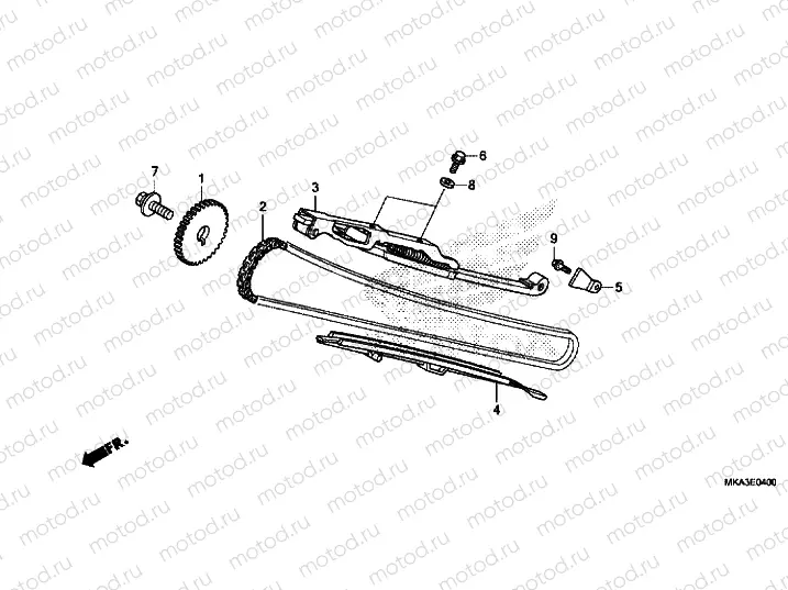 CAM CHAIN ​​/ TENSIONER