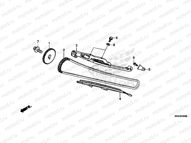 CAM CHAIN ​​/ TENSIONER