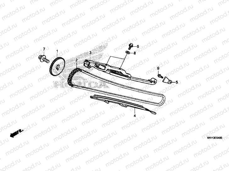 CAM CHAIN ​​/ TENSIONER