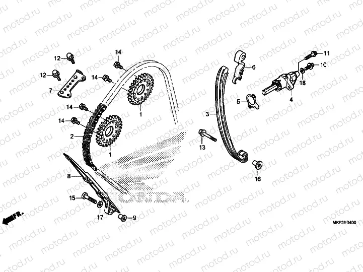 CAM CHAIN ​​/ TENSIONER