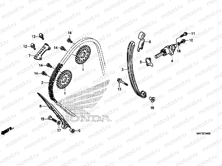 CAM CHAIN ​​/ TENSIONER