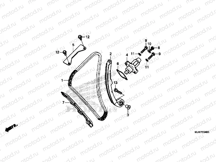 CAM CHAIN ​​/ TENSIONER