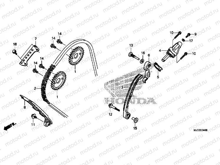 CAM CHAIN ​​/ TENSIONER