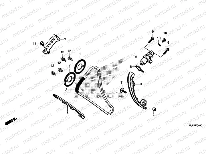 CAM CHAIN ​​/ TENSIONER