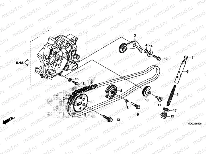CAM CHAIN ​​/ TENSIONER