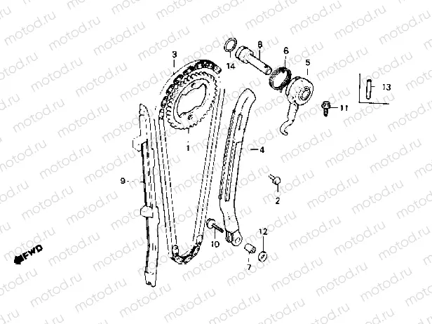 Cam chain/Tensioner