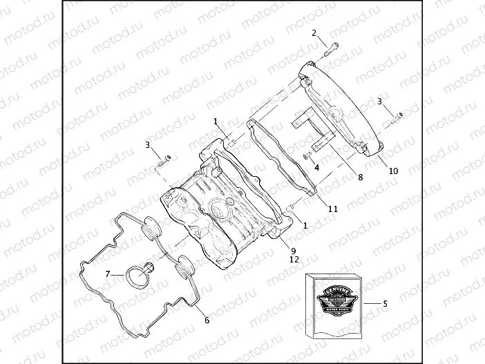 CAM COVERS - FRONT SHOWN