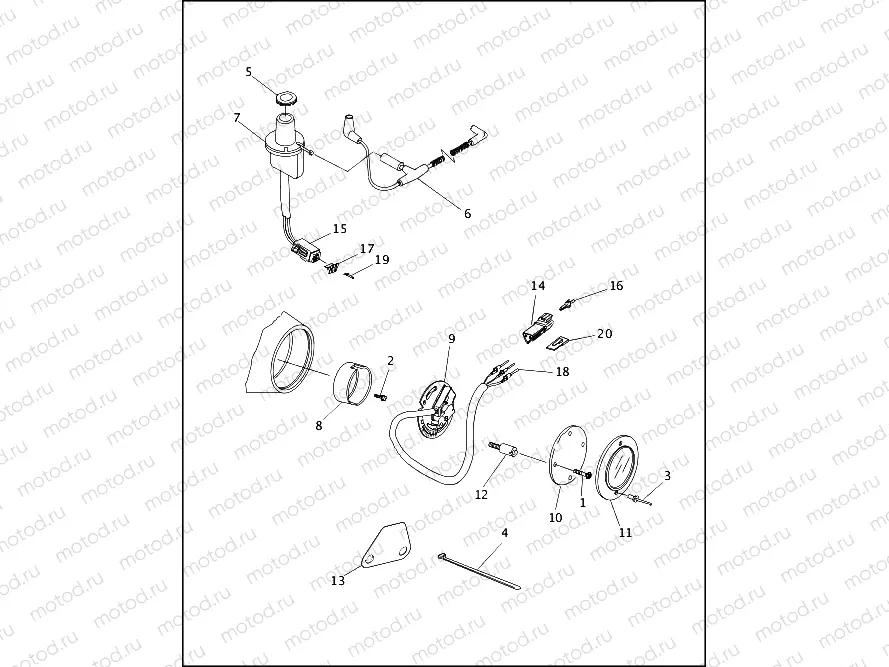 CAM POSITION SENSOR & VACUUM SWITCH