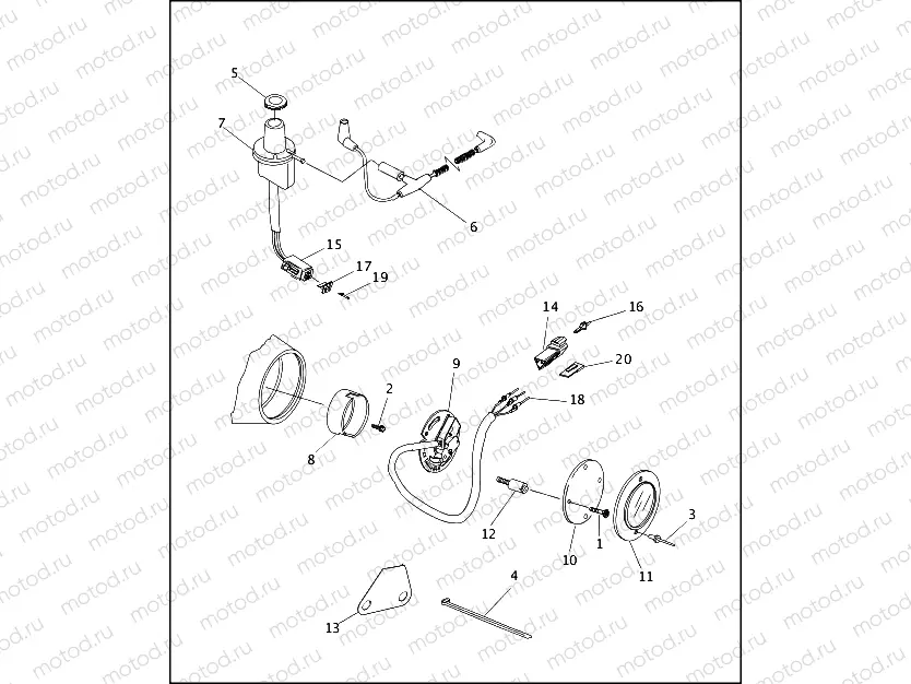 CAM POSITION SENSOR & VACUUM SWITCH